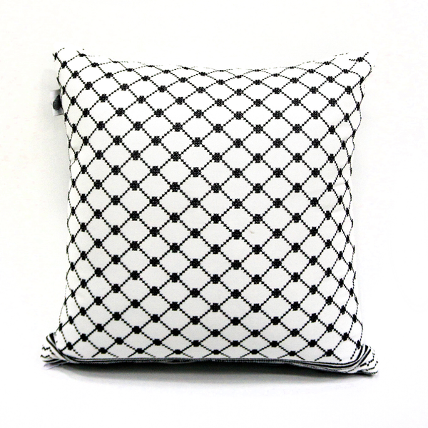 Kuffiyeh Tatreez Pillow (Version 1)
