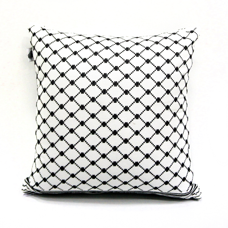 Kuffiyeh Tatreez Pillow (Version 1)