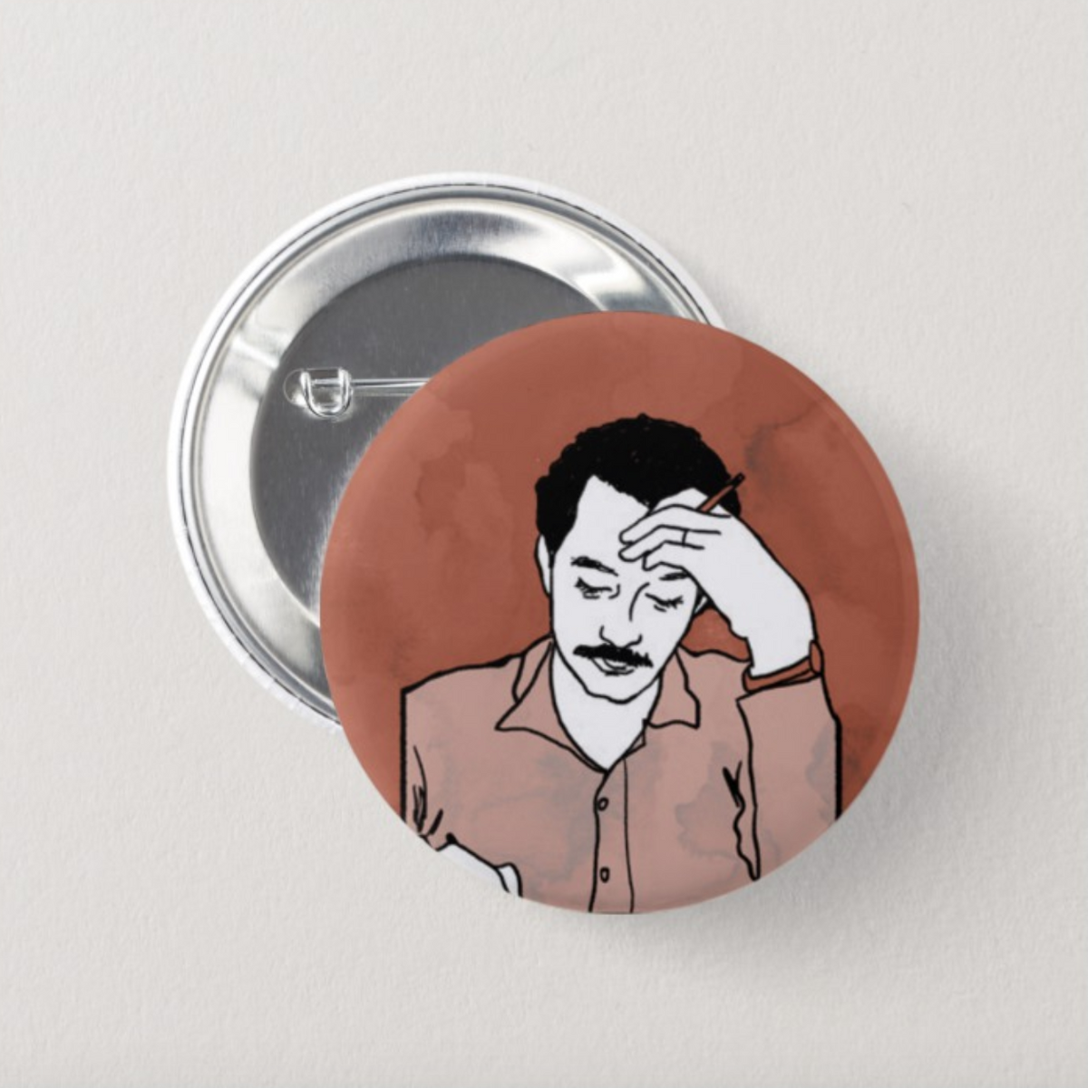 Ghassan Kanafani Button Pin