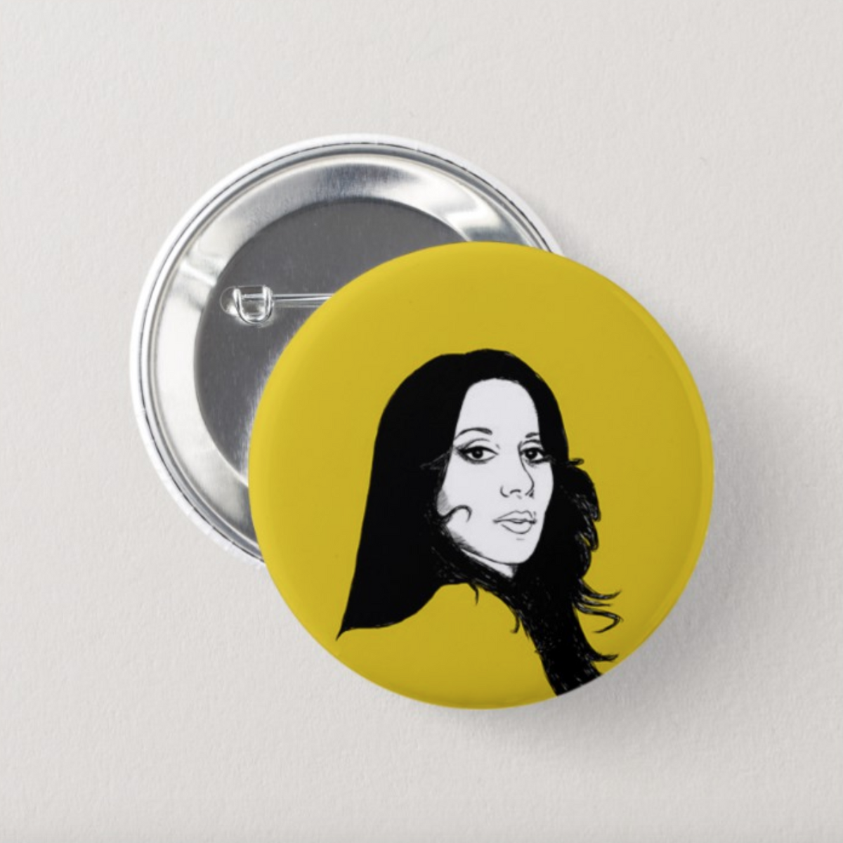 Fairuz Button Pin