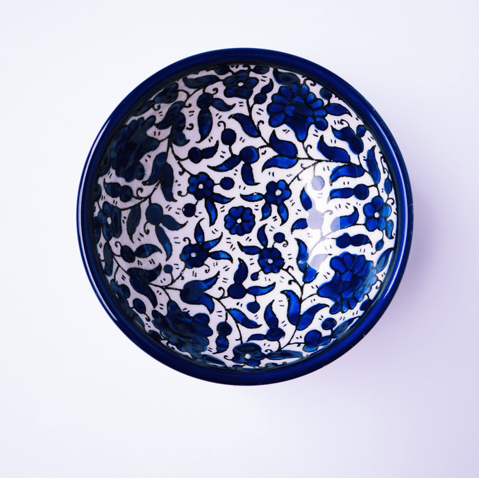 Hand-Painted Khalili Small Ceramic Bowl