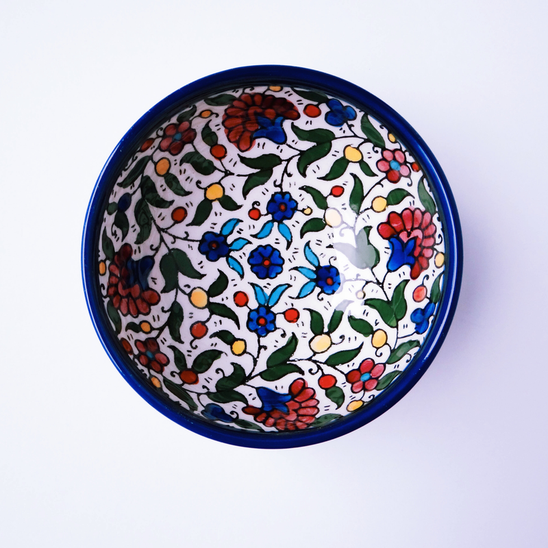 Hand-Painted Khalili Small Ceramic Bowl