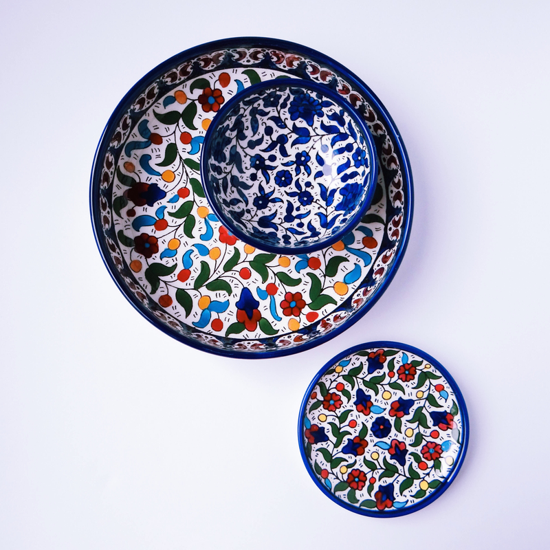 Hand-Painted Khalili Small Ceramic Bowl