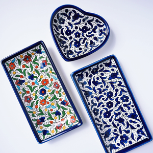 Hand-Painted Khalili Heart Ceramic Bowl