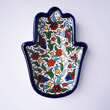 Load image into Gallery viewer, Hand-Painted Khalili Ceramic Hand Plate