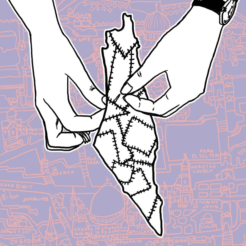 "Sewing Palestine" Print