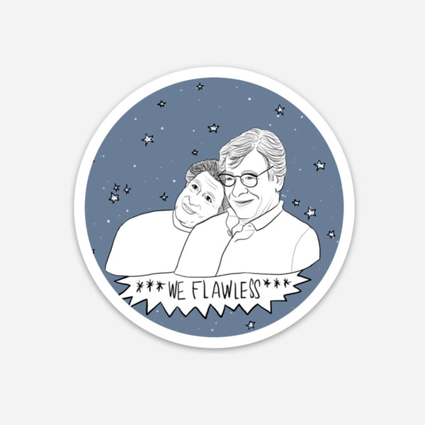 Edward Said & Mahmoud Darwish "We Flawless" Sticker