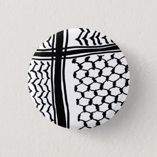 Kuffiyeh Button Pin