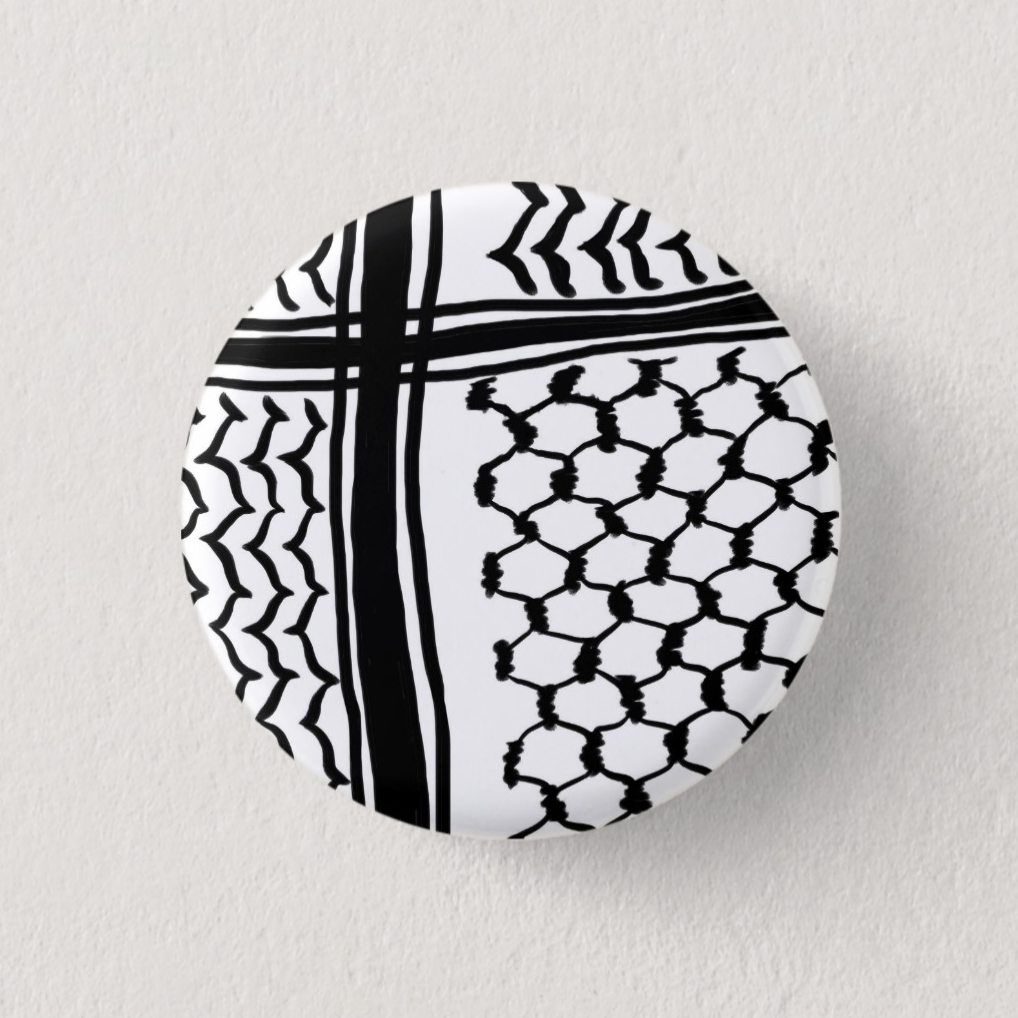 Kuffiyeh Button Pin
