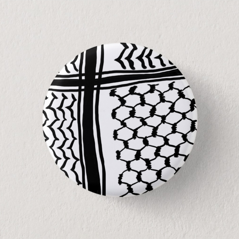 Kuffiyeh Button Pin