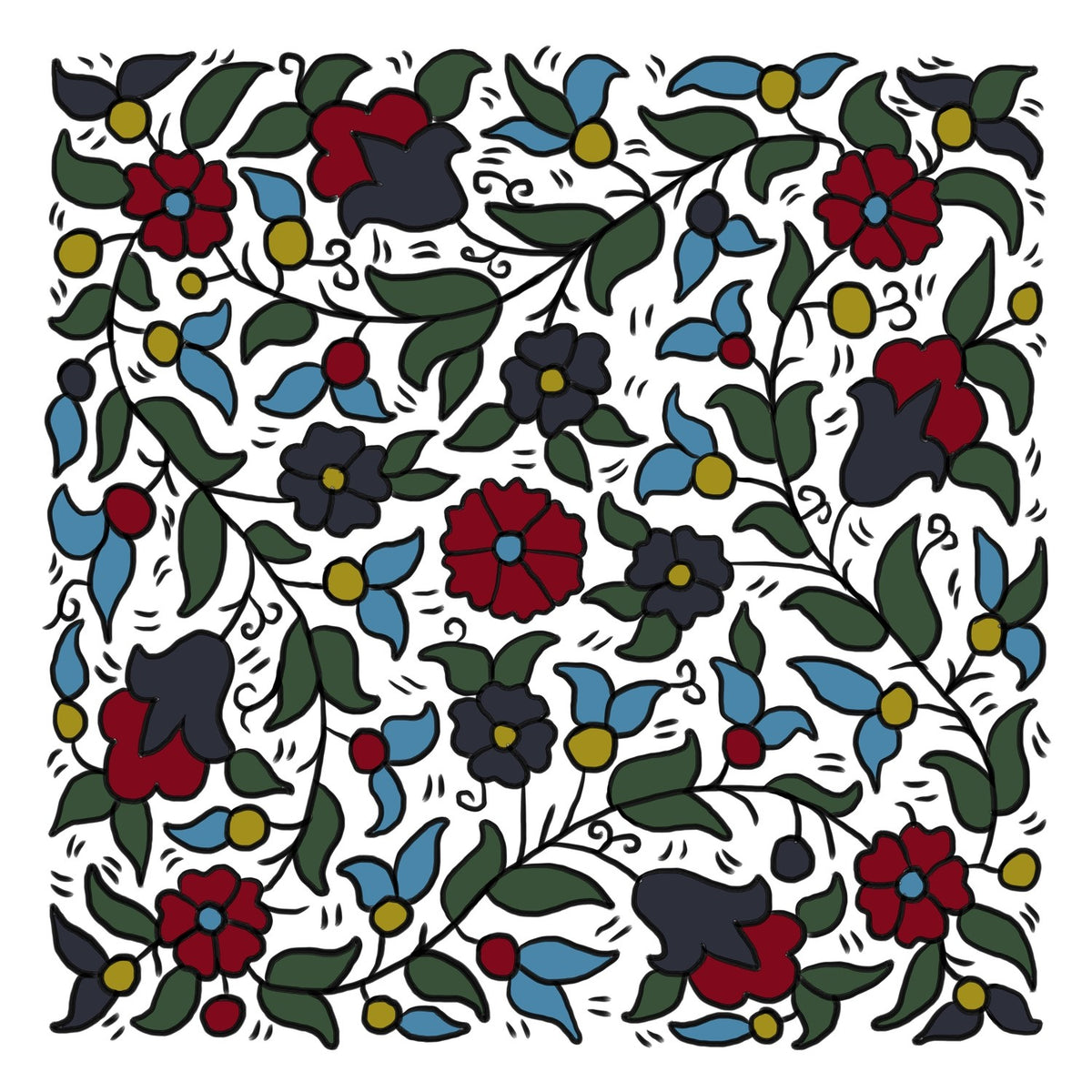 "Hebron Ceramic Tile" Print
