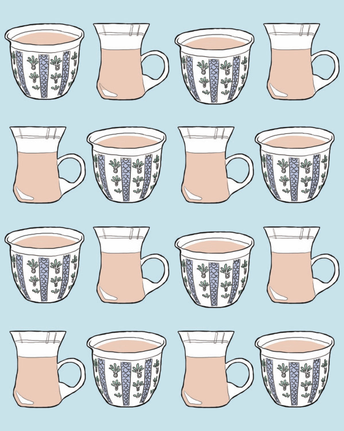 Palestinian "Coffee and Tea" Print