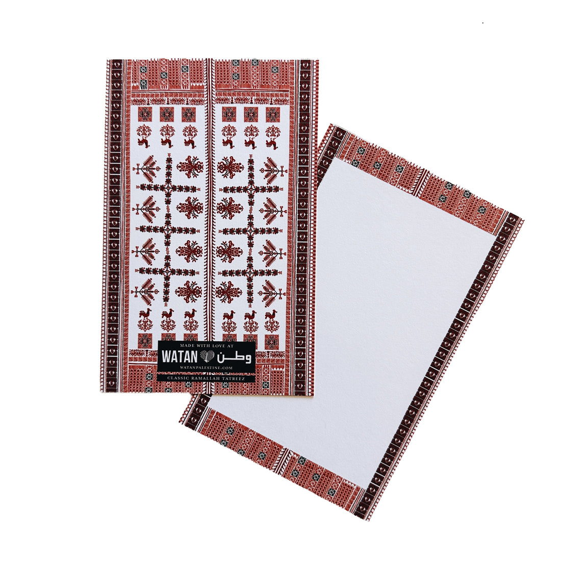 Classic Ramallah Tatreez Social Stationery Set