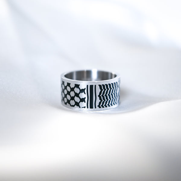 Watan Kuffiyeh Ring (Silver)