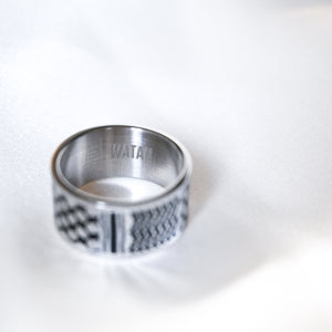 Watan Kuffiyeh Ring (Silver)