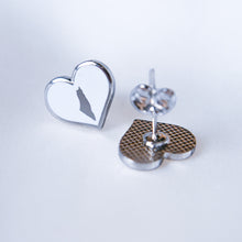 Load image into Gallery viewer, Palestine Love Stud Earrings (White)