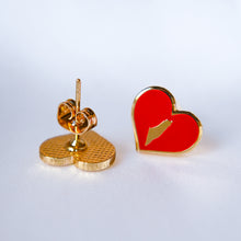 Load image into Gallery viewer, Palestine Love Stud Earrings (Red)
