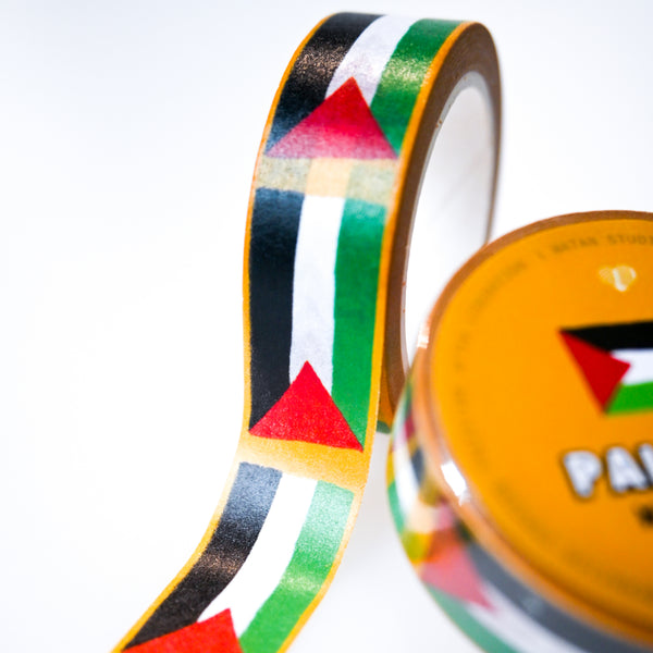 Palestinian Flag Washi Tape &mdash; alternate view