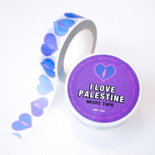 Load image into Gallery viewer, &quot;I Love Palestine&quot; Washi Tape (Purples)