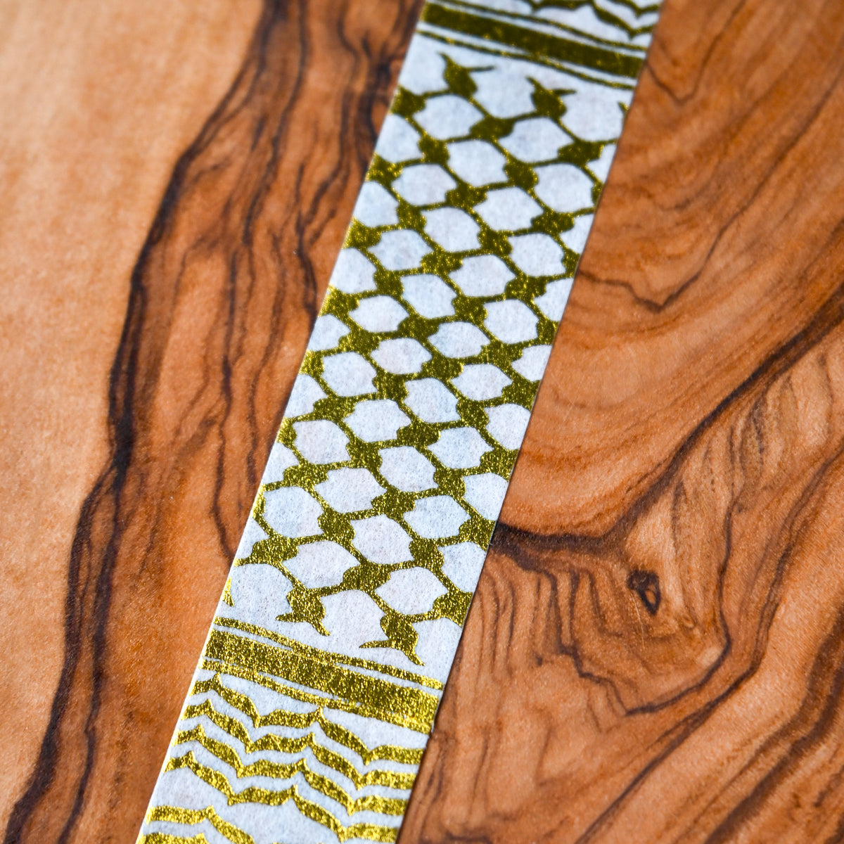 Gold Foil Palestinian Kuffiyeh Washi Tape