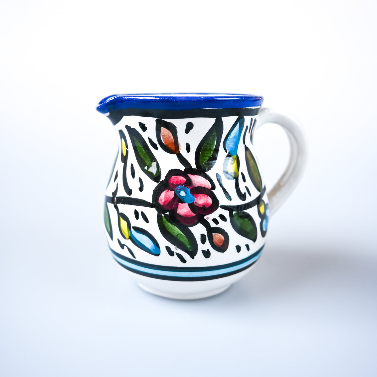 Hand-Painted Khalili Mini Milk Creamer Pitcher