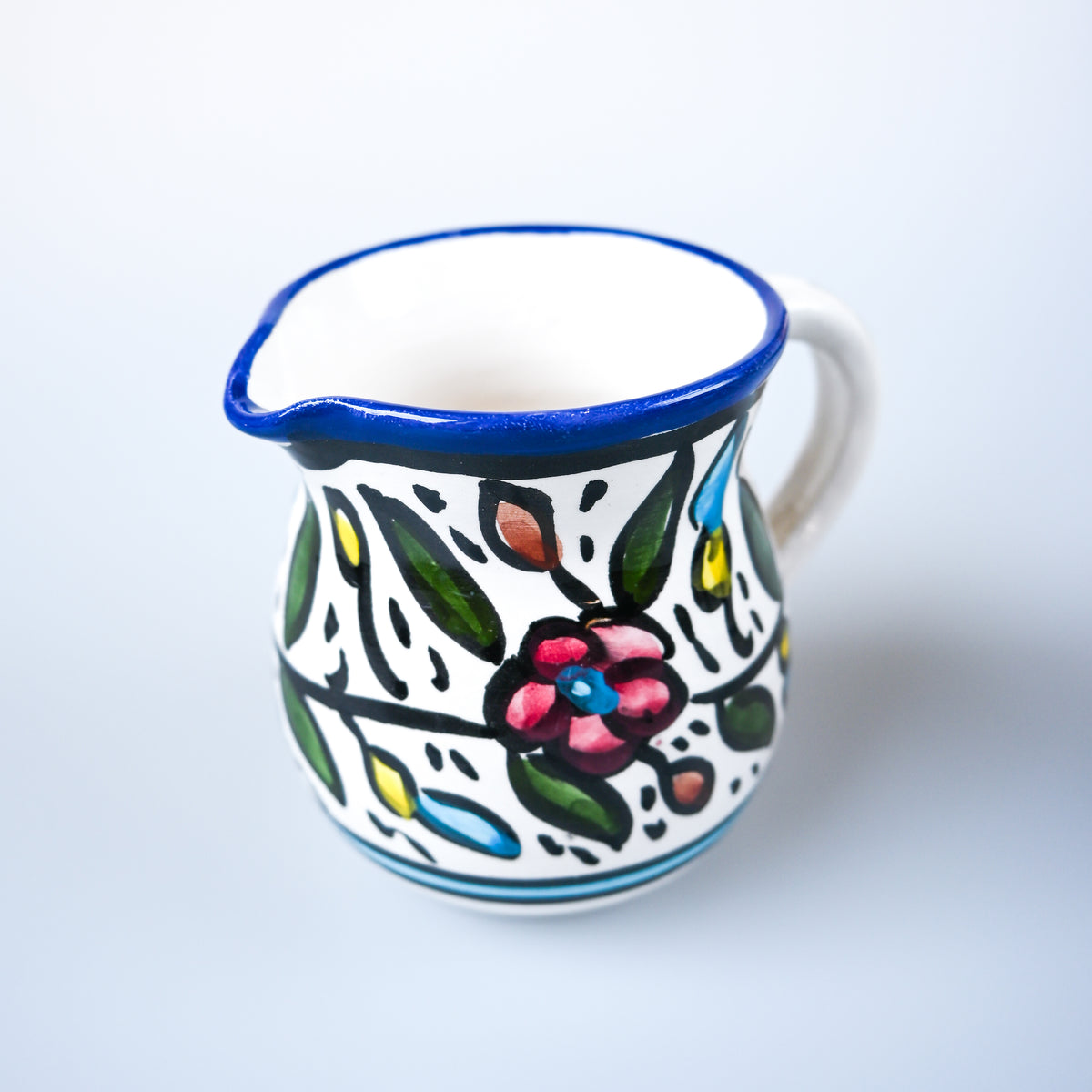 Hand-Painted Khalili Mini Milk Creamer Pitcher