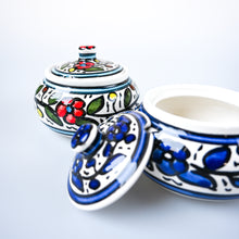 Load image into Gallery viewer, Hand-Painted Khalili Rounded Ceramic Jar