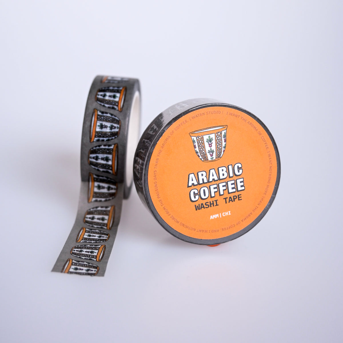 Arabic Coffee Washi Tape