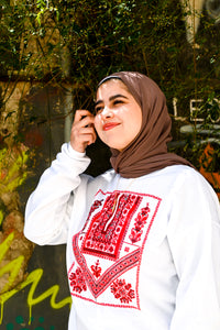 Long Sleeve Classic Ramallah Qabbeh Tatreez Shirt