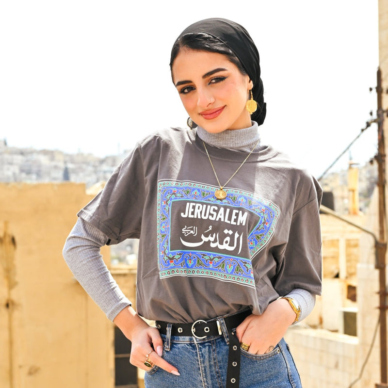 Armenian Ceramic "Jerusalem" T-Shirt (Colorful)