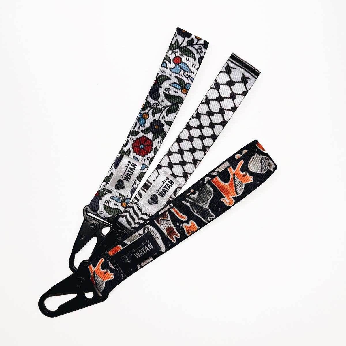 Classic Kuffiyeh Wristlet Key Lanyard