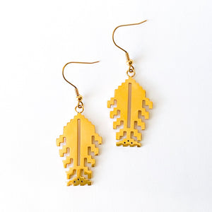 Gold "Tree of Life" Saru Tatreez Earrings