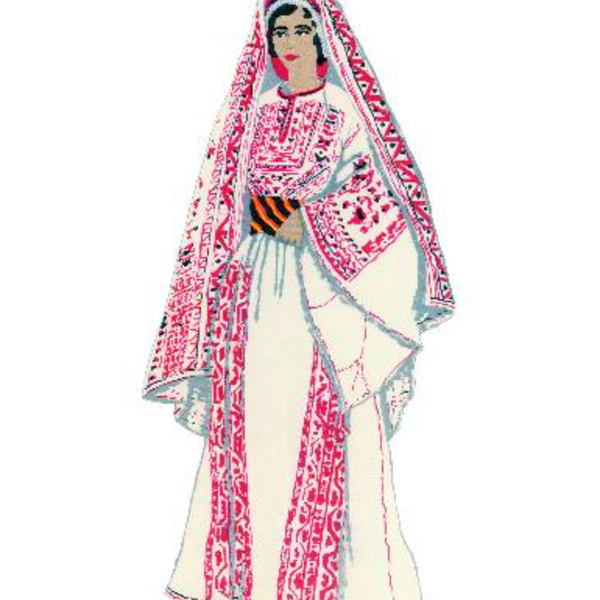 Lady from Ramallah Print
