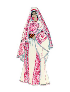 Lady from Ramallah Print