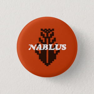 "Nablus" Button Pin