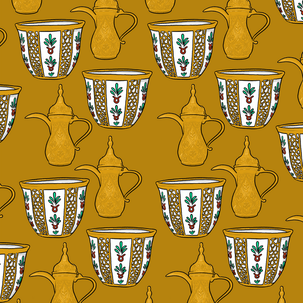 Pop 100% Arabic Coffee Print (Choose Your Color) &mdash; alternate view