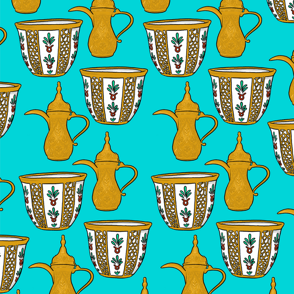 Pop 100% Arabic Coffee Print (Choose Your Color)