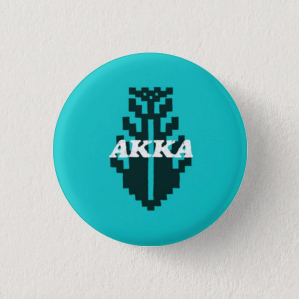 "Akka" Button Pin