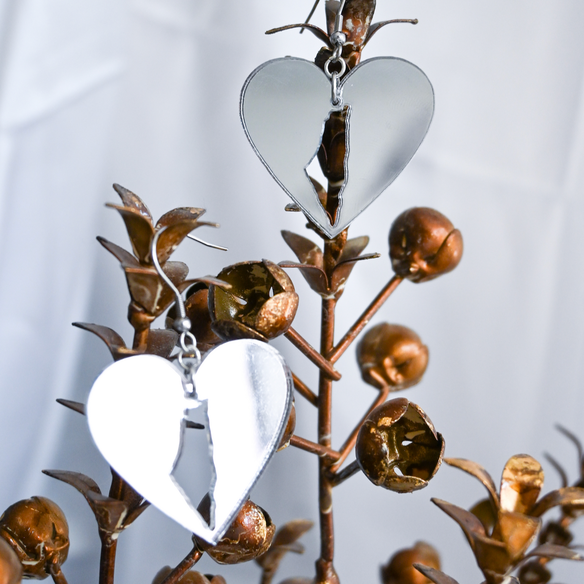 Palestine Love Earrings (Silver)