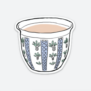 Palestinian Coffee Cup Sticker