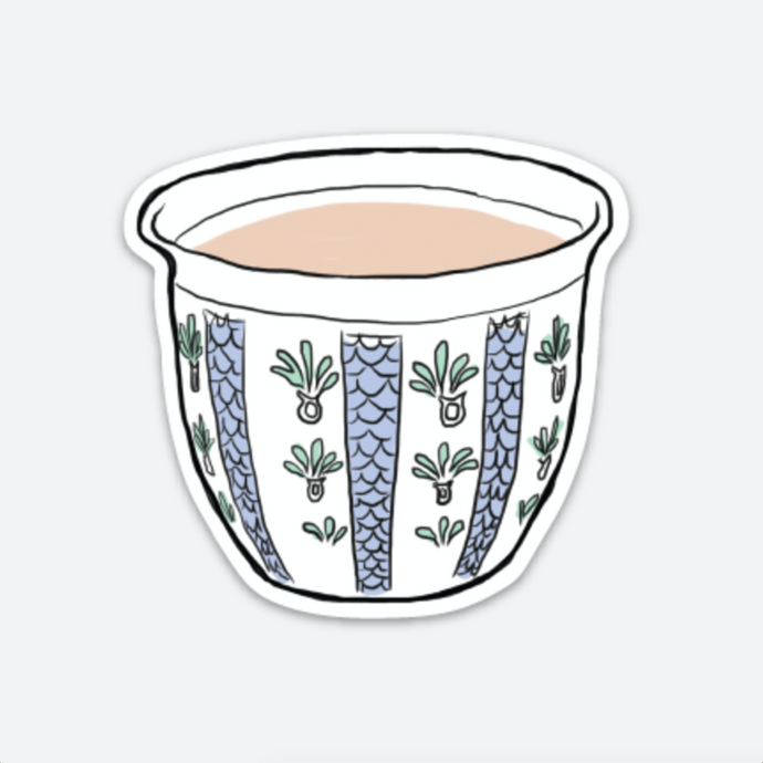 Palestinian Coffee Cup Sticker