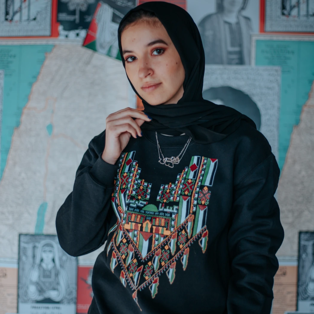 Palestine Intifada Thobe Crewneck Sweatshirt