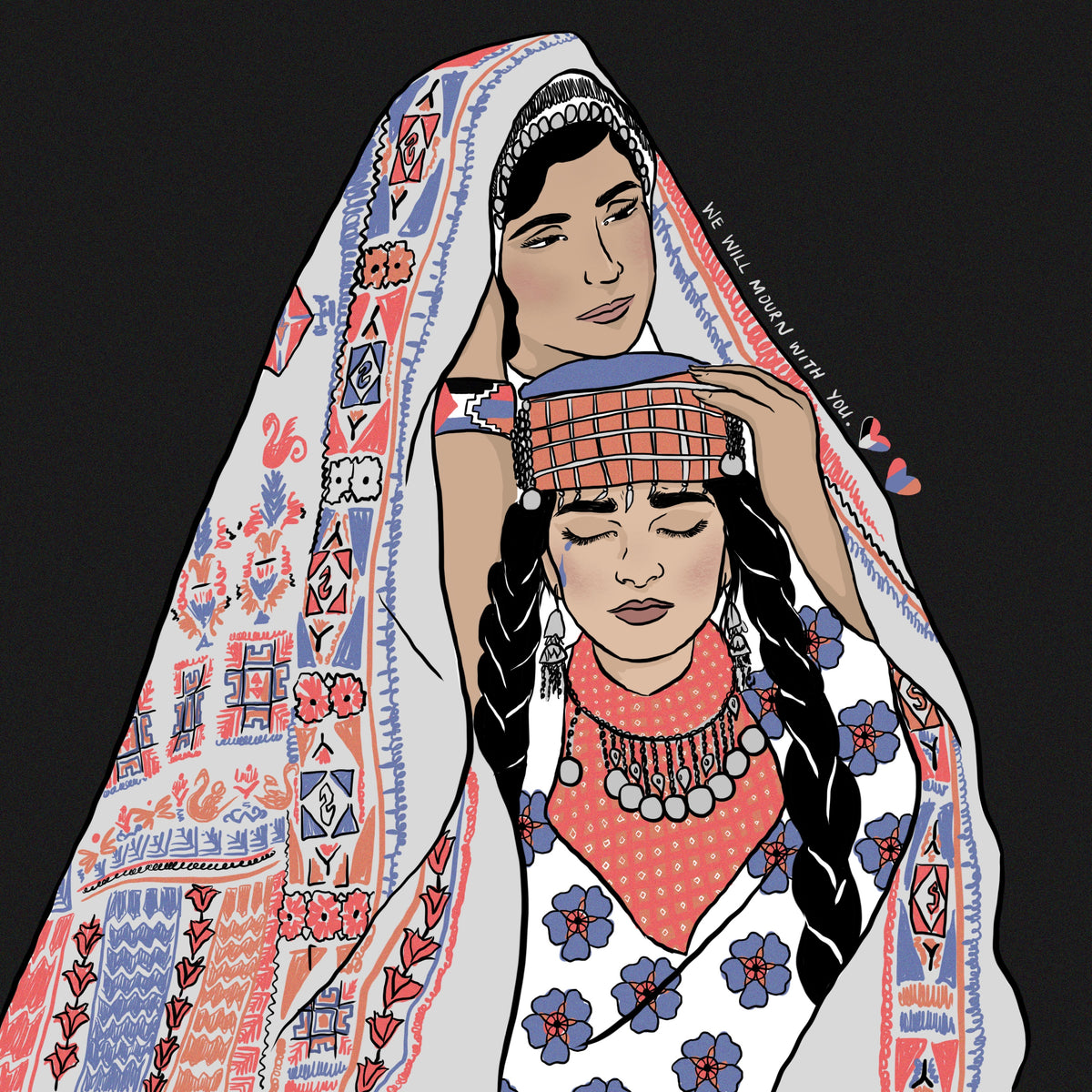 Palestine & Armenia Solidarity Print