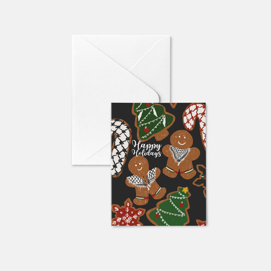 Gingerbread Kuffiyeh Holiday Card