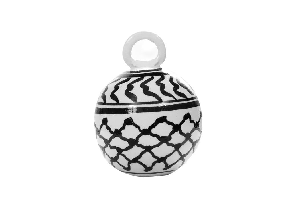 Palestinian Kuffiyeh Ceramic Christmas Ornament