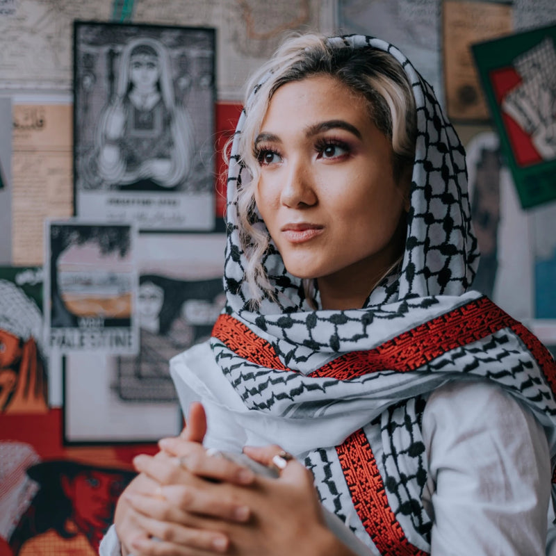 Tatreez Kuffiyeh Scarf