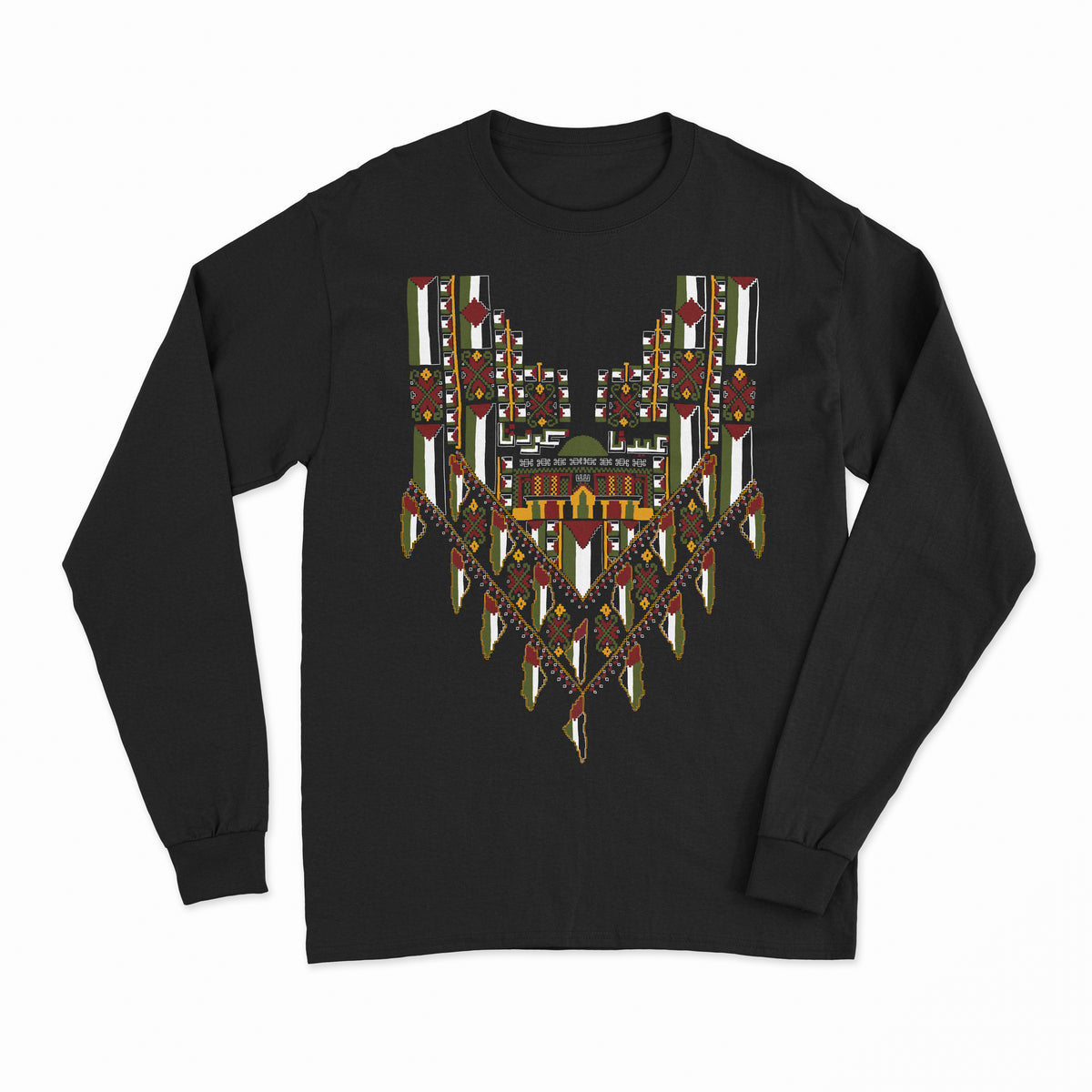 Long Sleeve Palestinian Intifada Thobe Shirt