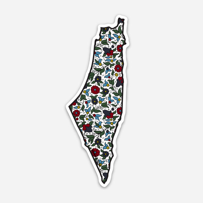 Palestine Khalili Map Sticker