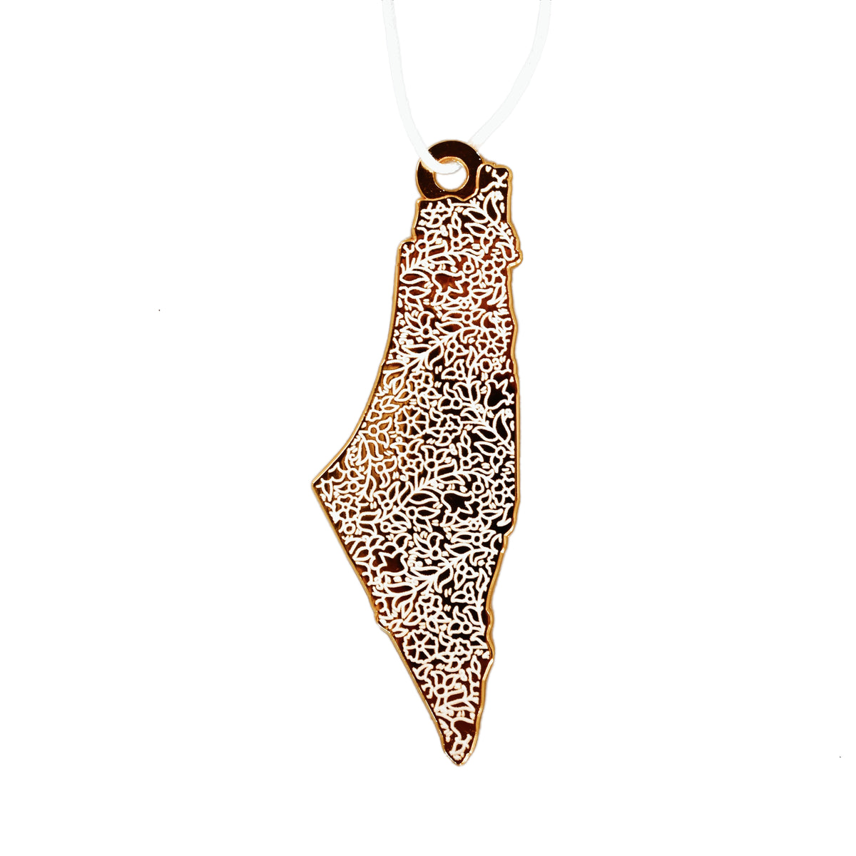 Golden Khalili Palestine Holiday Ornament