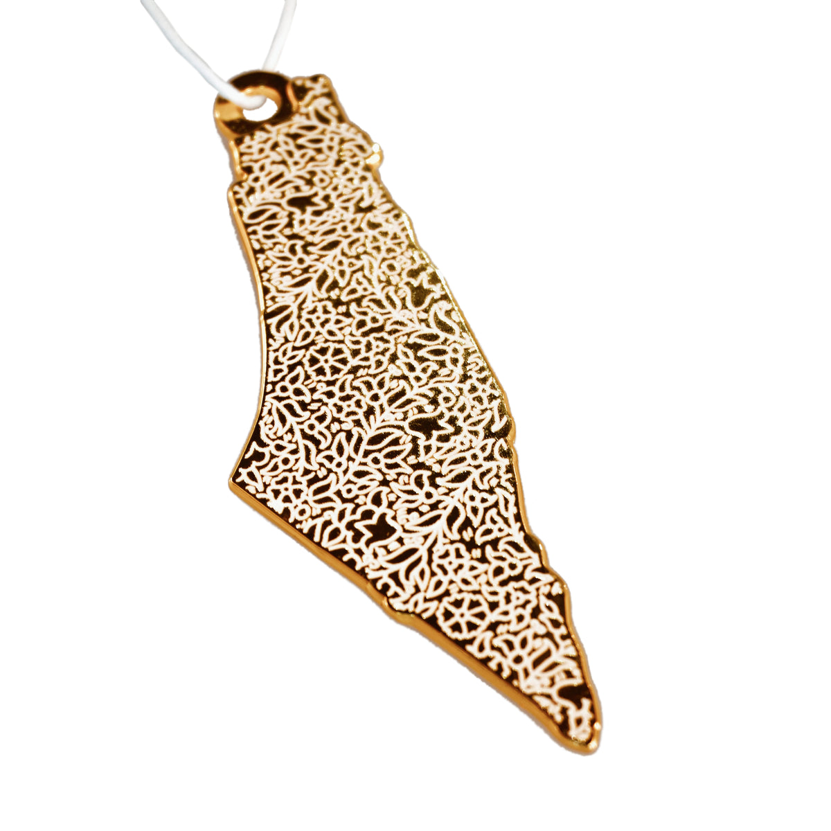 Golden Khalili Palestine Holiday Ornament